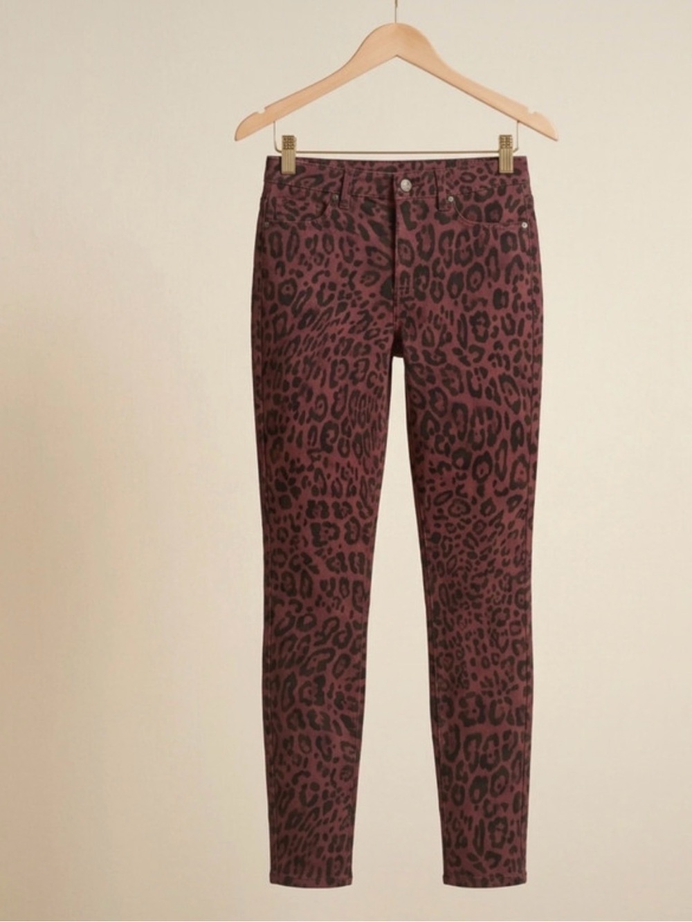Time and Tru Leopard Skinny Jeans